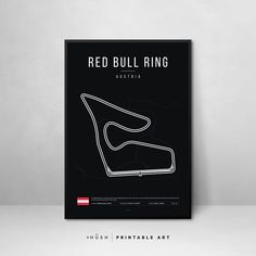 red bull ring poster on the wall