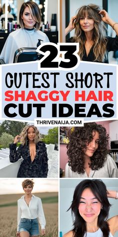 Shake things up with a trendy short shaggy haircut! 💇‍♀️🌟 These styles are perfect for low-maintenance, high-impact looks. Whether you love soft layers or choppy cuts, we’ve got the best inspiration for you. Save this pin to plan your next haircut!