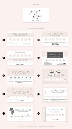 Esthetician Business Cards, Loyalty Card Design, Makeup Business Cards, Beauty Business Cards, Makeup Artist Logo, Makeup Artist Business Cards, Loyalty Cards