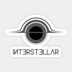 the logo for interstellar, an electronic device that is designed to look like a