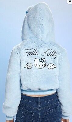 Find ideas๏ฟฝand inspiration for Forever 21 Faux Fur Angel Hello Kitty Zip-Up Hoodie Size Medium , Womens Clothing Hello Kitty Print Hooded Hoodie For Winter, Hello Kitty Print Hooded Winter Hoodie, Hello Kitty Print Winter Hoodie, Cute Fitted Hooded Outerwear, Angel Hello Kitty, Forever 21 Hello Kitty, Hello Kitty Angel, Hello Kitty Stickers, Trendy Leather Jacket