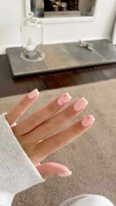 Birthday Nails Biab, Nail Ideas Biab, Nail Inspo Biab, Pink Biab Nail Designs, Biab Nails Inspiration Summer 2024, Biab Nails Designs, Simple Biab Nails, Biab French Tip, Biab Designs