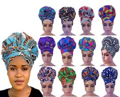 Our African print headwrap are made with 100% beautiful and vibrant colors of Ankara cotton. it is combined with a cap/bonnet and are lined with 100% satin to protect your hair from friction and drying out. -They are all made with an elastic band. - Available for wholesale pricing - Mask is two layers of cotton fabrics with filter pockets and nose wire guide NOTE. colors might be a little different due to different monitor lighting Hand Made in the USA Ships from Alabama Made from a selection of Multicolor One Size Headwrap With Matching Headband, One Size Multicolor Headwrap With Matching Headband, Multicolor Headwrap With Matching Headband, Cheap Multicolor One Size Headwrap, Adjustable Gold Headwrap, Multicolor Cotton Turban, Traditional Yellow Adjustable Headwrap, Multicolor Headwrap With Matching Headband, One Size, Handmade Multicolor One-size Headwrap