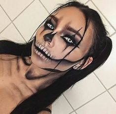 Crazy Halloween Makeup, Creepy Halloween Makeup