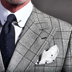 Dapper Dudes, Mens Blazer Jacket, Check Suit, Bespoke Suit, Shirt Tie, Mens Club, Elegant Man, Gray Suit, The C