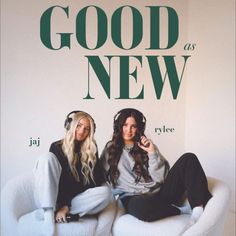 Good As New on Apple Podcasts Podcast Post Ideas, Podcast Mood Board, Podcast Setup Aesthetic, Podcast Branding Photoshoot, Podcast Photoshoot Ideas, Podcast Photoshoot, Cover Photoshoot, Podcast Ideas