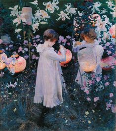 John Singer Sargent, Carnation, Lily, Lily, Rose, 1886 Lily Lily Rose, Carnation Lily Lily Rose, Edouard Vuillard, Dale Chihuly, Beautiful Oil Paintings, Hagia Sophia, Pierre Auguste Renoir