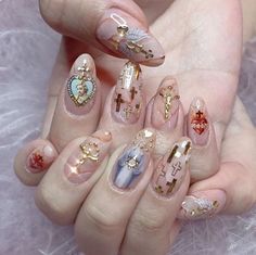 Oval Nail Art, Pedicure Designs, Nails Aesthetic, Oval Nails, Dream Nails, Gel Nail Art, Gorgeous Nails, Cool Stuff