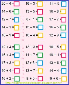 the addition puzzle for kids to learn how to multiply add and subtract numbers