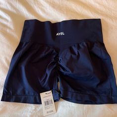 Brand New With Tags- Aybl Shorts In Navy Aybl Shorts, Gym Shorts, Christmas 2024, Biker Shorts, Bike Shorts, Gym Outfit, Christmas List, Things To Buy, Hanukkah