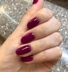 731 Nails Cranberry Color, Fig Colored Nails, Grape Nail Color, Grape Colored Nails, Raspberry Gel Nails, Plum Nails Short, Deep Raspberry Nails, Grape Color Nails, Deep Magenta Nails