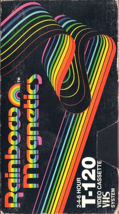 an advertisement for the electronic music festival, with colorful lines and colors on black paper