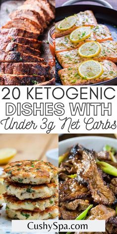 20 ketogenic dishes with under 3 net carbs