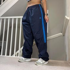 Vintage rare Russel Athletic Wide Leg Baggy fit Shell Track Pants tracksuit bottom   Tag says XL and sizing is flexible due to drawcord waist, unisex 32" inner leg Seen on size 10uk, 5'4" height New with tag but had been washed joggers sportswear trackie track-pant tracksuit bottom sweatpants casual streetwear baggy pants parachute pants y2k 00s gymwear activewear unisex  68 Windbreaker Track Pants, Baggy Pants, Athletic Men, Baggy Pant, Casual Streetwear, Gym Wear, Baggy Fits, Mens Trousers, Mens Bottom