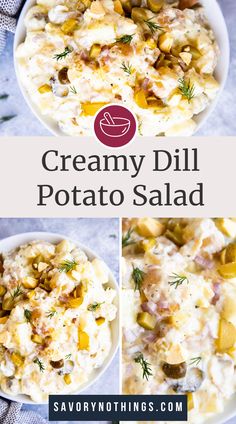 creamy dill potato salad is an easy side dish that's ready in under 30 minutes