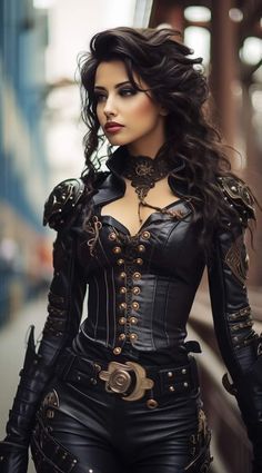 Steampunk Woman, Steampunk Couture, Steampunk Women, Steampunk Corset, Steampunk Cosplay, Fantasy Sci Fi, Gothic Metal, Gothic Steampunk, Steampunk Clothing