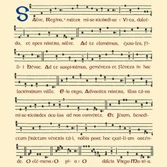 an old sheet music page with the words in blue and red on top of it