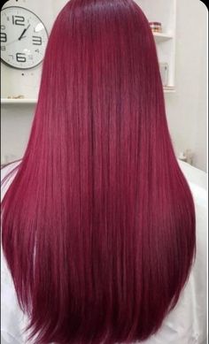 Red Hair Dye Colors, Hair Color Red Ombre, Wine Hair Color, Wine Hair, Cute Hair Colors