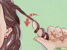 How to Do Finger Coils: 12 Steps (with Pictures) - wikiHow Finger Curling Natural Hair, How To Curl Your Hair With Your Finger, Finger Coil Curly Hair, Fingercoils Tutorial, How To Finger Coil Natural Hair, Curly Hair Finger Coiling, Finger Coils Natural Hair Tutorials, Finger Curling Hair, How To Finger Coil Curly Hair