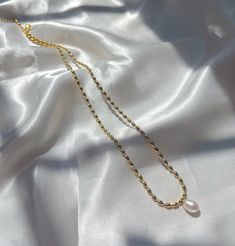 Handmade 18kt Gold Plated Chain Necklace  -Waterproof & Tarnish Free Item✔️ -100% Hypoallergenic Jewellery✔️ Jewellery you can trust  Item Details >Necklace Length- 40cm >18kt Gold Plated Stainless Steel Item Care >Avoid wearing jewellery in swimming pools or in any harsh chemicals  Shipping Information  >Ships within 24 hours  >Orders posted with Royal Mail Customer Care >Respond to questions/messages 24/7 >All images and videos are my own Delicate Pearl Necklace With Adjustable Chain, 14k Gold Filled, Elegant Gold-plated Pearl Necklace With Adjustable Chain, 14k Gold-filled Pearl Charm Chain Necklace, Elegant 14k Gold-filled Pearl Chain Charm Necklace, 14k Yellow Gold-filled Pearl Necklace With Adjustable Chain, Stackable Necklaces, Detailed Necklace, Hypoallergenic Jewelry, Gold Plated Chains