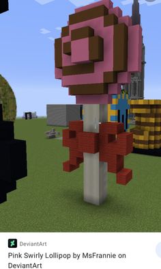 the pinky lollipop is my favorite character in minecraft