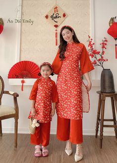 🌻This Set includes 1 ao dai top and 1 pants, 1 headband 🌻 The measurement of this ao dai (long dress) is in Vietnamese size (American size tends to be bigger for the same size). Please LOOK AT THE SIZE CHART CAREFULLY BEFORE ORDERING. There might have some chalk writings on the fabric due to making process. These marks can be washed away easily. 🌻🌻No returns or exchanges Buyer can contact seller about any issues with an order. 💜 Thank you very much!💜 Red Cheongsam For Spring Festivals, Red Cheongsam For Spring Festive Occasion, Festive Red Cheongsam For Spring, Traditional Full-length Sets For Spring, Red Long Sleeve Cheongsam For Spring, Traditional Full-length Spring Sets, Traditional Full Length Sets For Spring, Traditional Summer Festive Ao Dai, Traditional Red Sets For Spring