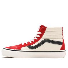 Vans Sneakers In University Red For Streetwear, Sporty Red Winter Sneakers, Vans High-top Sneakers For Winter Sports, Sneakers Vans, Vans Sk8 Hi, Men's Vans, Red Sneakers, Vans Shop, Vans High Top Sneaker