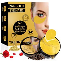 Eye Masks For Dark Circles, Wrinkle Patches, Gel Eye Mask, Eye Gel Pads, Mask Skincare, Under Eye Patches, Gold Eye Mask, Eye Skin Care, Japanese Cosmetics