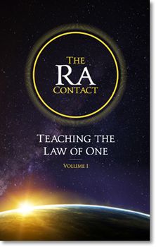 the ra contact teaching the law of one book with an image of earth in the background