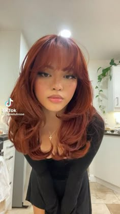 Ginger Hair Color, Hairstyles For Layered Hair, Hair Color Auburn, Hair Stylies, روتين العناية بالبشرة, Haircuts Straight Hair, Haircuts For Medium Hair, Auburn Hair