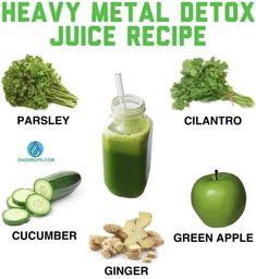 Alkaline Drinks, Heavy Metal Detox, Body Flush, Detox Juice Recipes, Juicing Benefits, Herbal Tinctures, Juicing For Health, Healthy Drinks Recipes, Tea Recipe