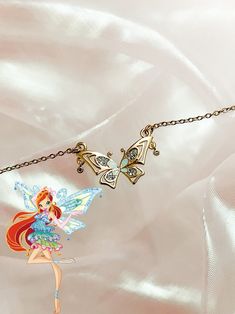 Winx Jewellery, Whimsical Clavicle Chain Necklaces For Gifts, Whimsical Clavicle Chain Necklace For Gift, Adjustable Fantasy Necklaces For Cosplay, Adjustable Fantasy Necklace For Cosplay, Fairycore Clavicle Necklace As A Gift, Silver Fairy Grunge Necklace As A Gift, Silver Fairy Grunge Necklace For Gift, Fairy Pendant Jewelry Gift