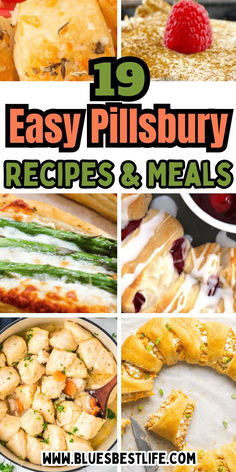 A collection of recipes made with Pillsbury products. Pillsbury Recipes Appetizers, Biscuit Recipes Dinner, Easy Recipe Ideas, Pillsbury Cinnamon Rolls, Breakfast Appetizers, Pillsbury Recipes, Biscuit Recipes, Canned Biscuits, Pie Crusts