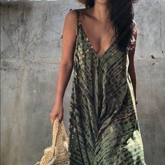 Brand New Handmade, Hand-Dyed Harem Jumpsuit From Indonesia. Rayon, Flowy, Adjustable Straps. Comes With Matching Belt And Has Pockets. Hand Wash Or Wash Delicate, Hang Dry Or Tumble Low. Green Cotton V-neck Jumpsuits And Rompers, Green V-neck Jumpsuits And Rompers For Beach Season, Summer Cotton Green Jumpsuits And Rompers, Cotton Beachwear Jumpsuits And Rompers For Summer, Summer Cotton Jumpsuits And Rompers For Beach, Summer Beachwear Cotton Jumpsuits And Rompers, Cotton Jumpsuits And Rompers For Summer Beach, Summer Beach Cotton Jumpsuits And Rompers, Cotton Jumpsuits And Rompers For Beach Vacation