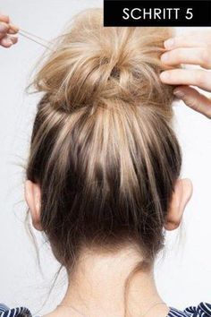 Messy Bun Anleitung, Grunge Hair, Messy Hairstyles, Messy Bun, Diy Hairstyles, Summer Hairstyles