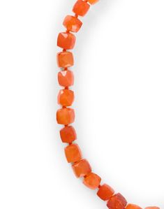 The striking orange stones adorning this necklace from Nest will bring a fresh, radiant feel to your every day ensembles. We love that each bead is unique in shape, lending a naturally stunning look to the strand. Wear it with a neutral top or understated knit for a chic daytime look Valentines Frames, Skirt And Top Dress, Frances Valentine, Neutral Tops, Work Accessories, Orange Stone, Scarf Jewelry, Clutch Handbag, Stone Necklace