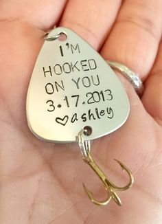 Fishing Lure, Fishing, I'm Hooked On You,Boyfriend Gift, Lure, Fishing Lures, Father Day, Gifts Men, Gifts Boyfriend,natashaaloha - Natashaaloha, jewelry, bracelets, necklace, keychains, fishing lures, gifts for men, charms, personalized, Father Day Gifts, Custom Fishing Lure, Gifts Boyfriend, Surprise Gifts For Him, Custom Lures, Gifts Men, Men Gifts, Diy Gifts For Boyfriend, Gifts For Your Boyfriend