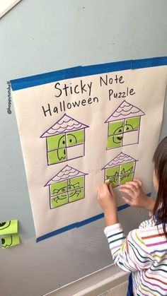 Preschool Sticky Note Activities, Non Halloween Activities, Princess Learning Activities, Halloween Activity For Preschool, Spooky Activities For Toddlers, Learning Themes For Toddlers, Sharing Activity Preschool, Fall Themed Toddler Activities, October Pre K Activities