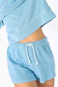 Arctic Blue Comfortable Cotton Lounging Shorts, Cozy Cotton Shorts, Comfortable Cotton Shorts For Lounging, Relaxed Cotton Shorts For Lounging, Cozy Cotton Shorts For Lounging, Comfy Loungewear Shorts, Cozy Cotton Shorts For Relaxation, Athleisure Shorts With Comfort Waistband For Loungewear, Cozy Loungewear Shorts With Ribbed Waistband