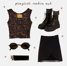 Outfits To Wear On Your Period Summer, Scorpio Clothing Style, Hardcore Concert Outfit, Tøp Concert Outfit, 90s Outfits Aesthetic, Top 10 Halloween Costumes, Halloween Costumes To Make, Concert Fit