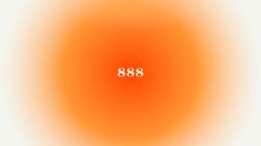 an orange and white background with the number 988 on it's center circle