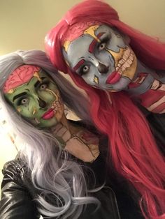 Pop Art Halloween Costume, Zombie Pop, Pop Art Zombie, Zombie Halloween Makeup, Zombie Walk, Painting Halloween, Cool Halloween Makeup, Halloween Queen