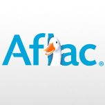 the affac logo is displayed on a white background with blue and orange accents