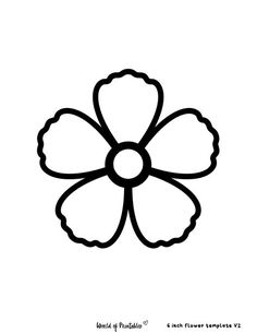 a black and white drawing of a flower