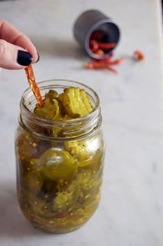 Habanero Pickles Recipe, Hot Refrigerator Pickles, Hot And Sweet Pickles, Wickles Pickles Copycat Recipe, Sweet And Hot Pickles, Hot Pickles Recipe, Wickles Pickles Recipe, Sweet And Spicy Pickles