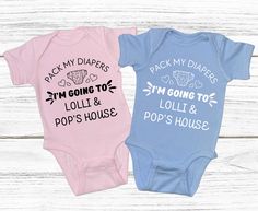 Grandparents Onesie, Lolli And Pops Grandparents Shirts, Baby Announcement Onesie Grandparents, Cricut Onsies Grandma, Pops Shirt Grandpa, Lolli And Pops, Present For Grandparents, Grandpa Funny, Personalized Baby Clothes