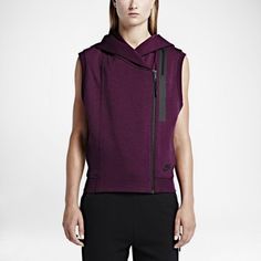 Brand New Women’s Size Medium Nike Vest, Moto Vest, Running Vest, Hoodie Vest, Nike Purple, Nike Tech Fleece, Training Tops, Nike Tech, Tech Fleece