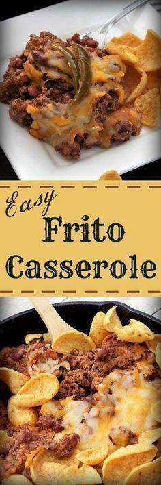 an image of easy frito casserole recipe