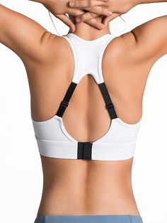 Product information: Function: sweat absorbing, shaping, back beautifying, gathering and adjusting Pattern: solid Insert: sponge pad With or without steel bracket: without steel bracket Cup style: full cup Shoulder strap style: fixed double shoulder strap Bra style: U-shape Number of buckles: the last three buckles Size Information (CM) Upper bust Lower bust S 76-82 66-70 M 83-89 71-75 L 90-96 75-80 XL 97-102 80-86 XXL 103-110 87-92 XXXL 108-116 90-96 Precautions: 1. Asian sizes are 1 to 2 sizes High Stretch Padded Sports Bra For Workout, Padded High Stretch Sports Bra For Training, High Stretch Padded Nylon Sports Bra, Padded Nylon Sports Bra With High Stretch, Functional Padded Racerback Sports Bra, Contoured Sports Bra For Gym, White Breathable Full Coverage Sports Bra, White Padded Fitted Sports Bra, White Padded Sports Bra For Workout