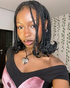 Dolly Braids, Big Chop Natural Hair, Micro Braids Hairstyles, Pretty Looks, Braided Hairdo, Short Box Braids, Micro Braids